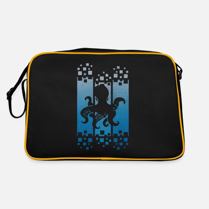 Conception de poulpe Sac Retro