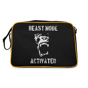 Gymnase de musculation Gorilla activé en mode bête - Sac Retro - noir/or - Dos