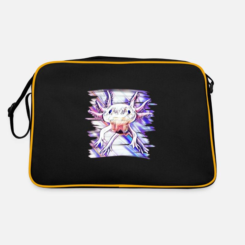 Axolotl - Sac Retro - noir/or