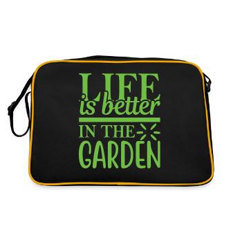 Jardinage jardinage jardinier jardinier - Sac Retro - noir/or - Dos