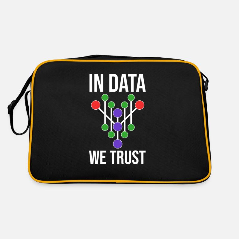 Data Science Analyst Data Scientist - Retro Tasche - Schwarz/Gold