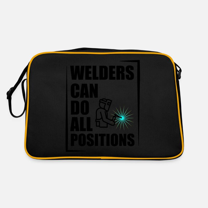 Welder welding Retro Bag