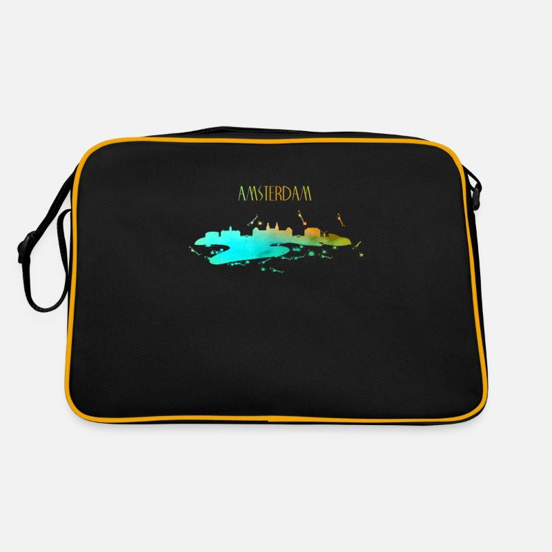 Amsterdam Skyline Art Sac Retro