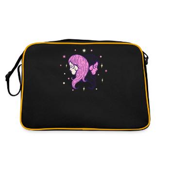 Signe du zodiaque horoscope astrologie Gémeaux - Sac Retro - noir/or - Dos