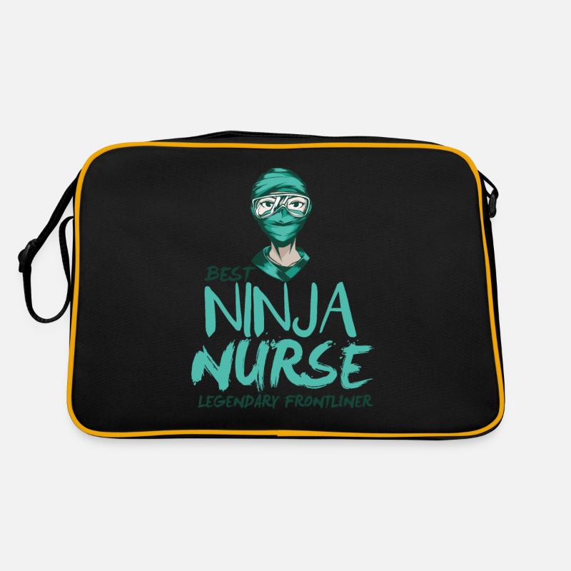 Meilleure infirmière drôle Sac Retro
