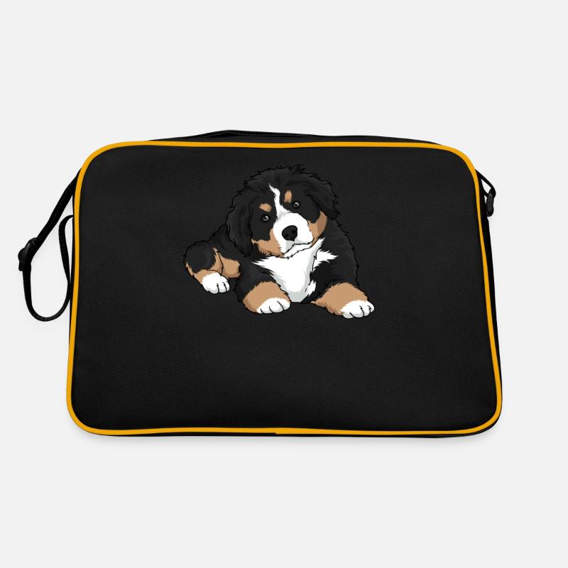 Chiot Bouvier Bernois Sac Retro