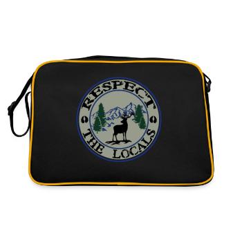 Conservation des cerfs - Sac Retro - noir/or - Dos