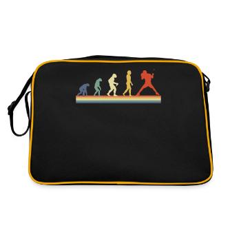 Sélection vintage de tennis de table - Sac Retro - noir/or - Dos