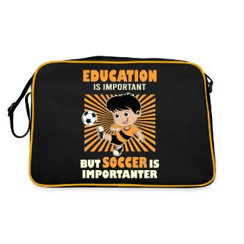Football footballeur équipe de football football football - Sac Retro - noir/or - Dos