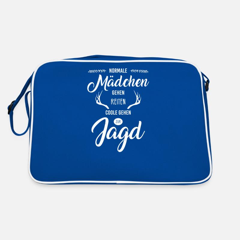 Jäger Jagd Drückjagd Hirsch Jäger Geschenk Retro Tasche