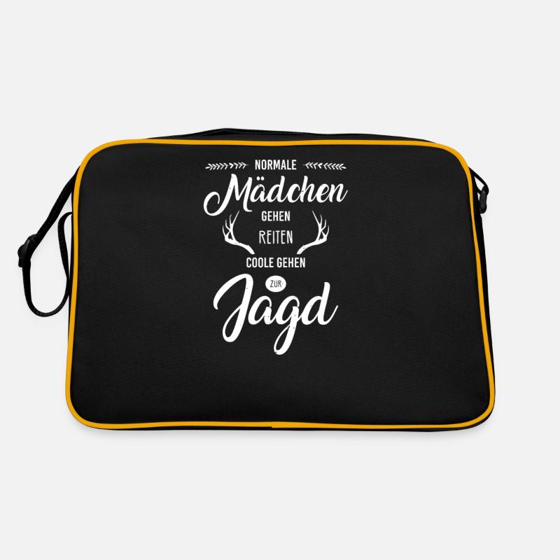 Jäger Jagd Drückjagd Hirsch Jäger Geschenk Retro Tasche