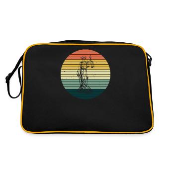 Avocat avocat avocat avocat avocat cadeau - Sac Retro - noir/or - Dos