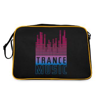Conception de synthétiseur pour les fans de musique trance - Sac Retro - noir/or - Dos