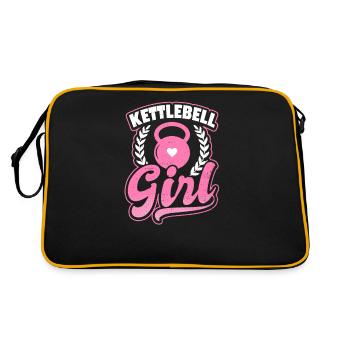 Kettlebell Kettlebell Girl Gift - Retro Bag - black/gold - Back