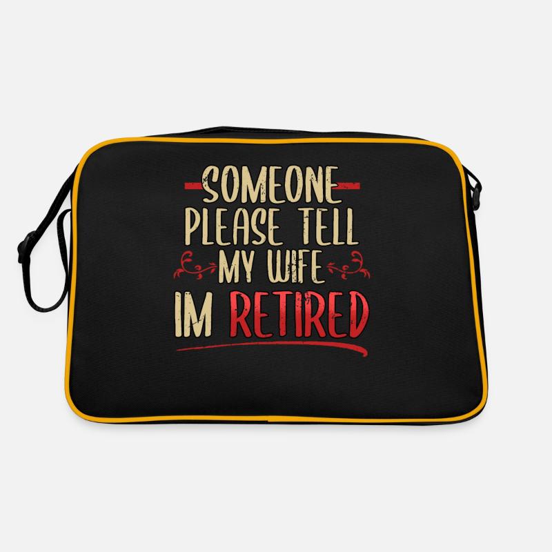 Cadeau de retraite drôle de retraité Sac Retro