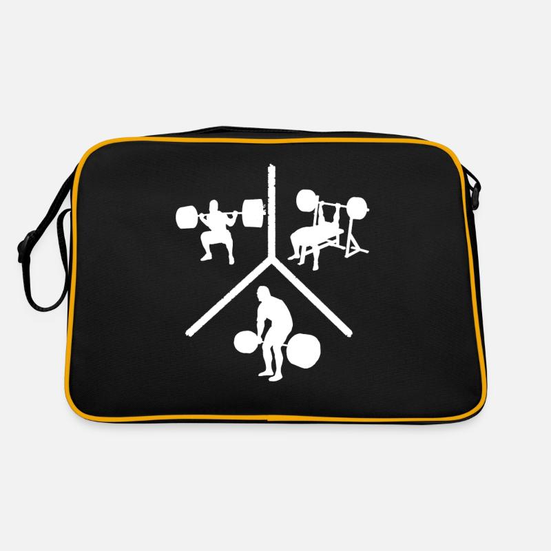 Squat Bench Deadlift 4 Retro Bag