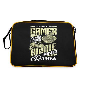 Jeux de joueurs animés - Sac Retro - noir/or - Dos