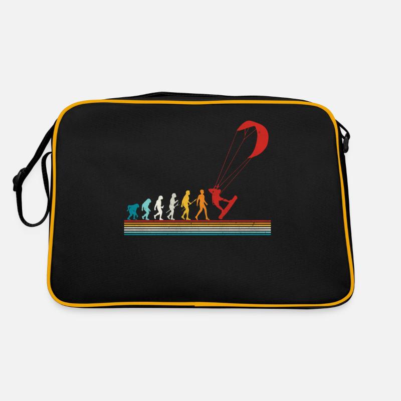 Retro Evolution Kite Surfing Funny Kite Boarding Sac Retro