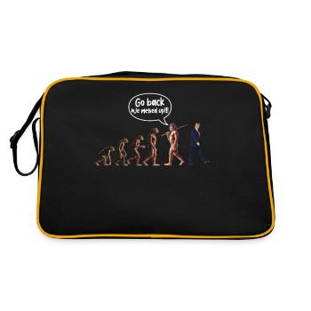 Funny Political Go Back We Messed Up  - Sac Retro - noir/or - Dos