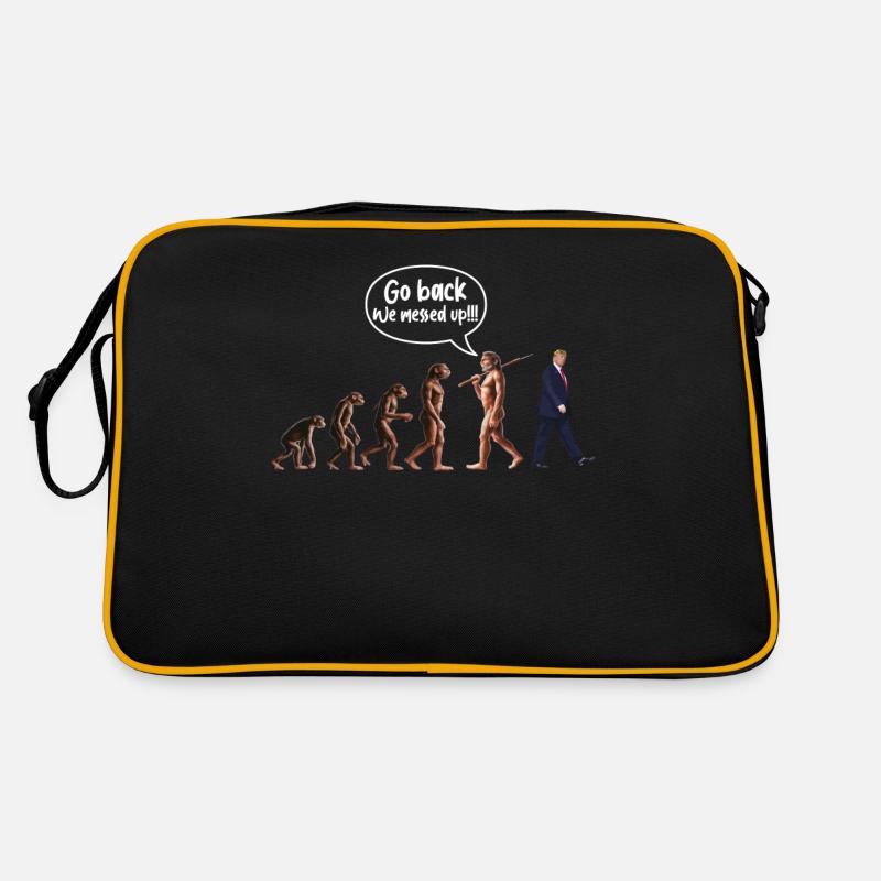 Funny Political Go Back We Messed Up  Retro Tasche