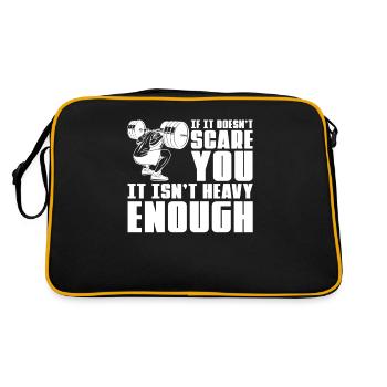 Weightlifting Weightlifter Barbell - Retro Bag - black/gold - Back