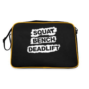Squat Bench Deadlift Spray - Retro Bag - black/gold - Back