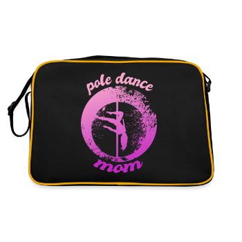 Pole dance mom - Retro Bag - black/gold - Back