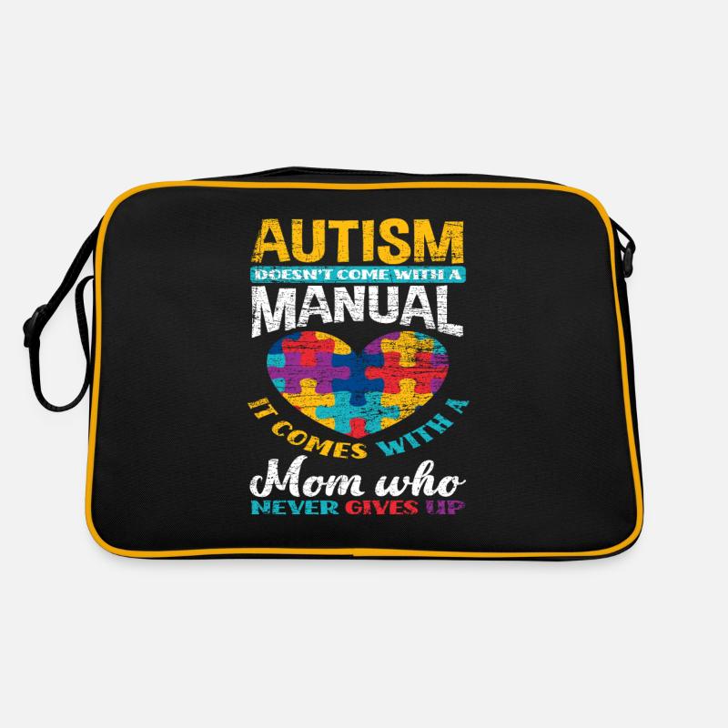 Autismus Mutter Retro Tasche