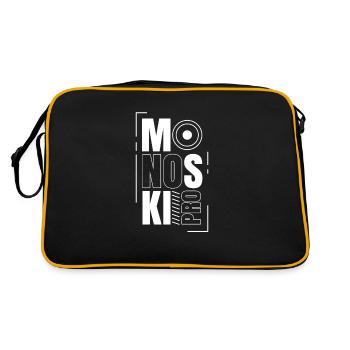 Monoski par conduite Pilote Mono Ski Monoskier - Sac Retro - noir/or - Dos