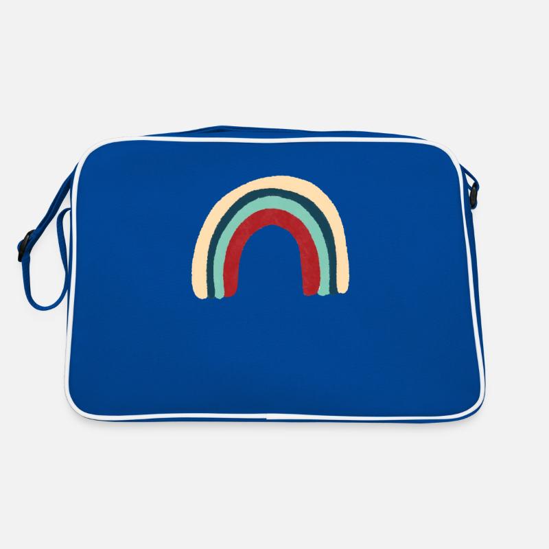 Regenbogen Retro Tasche