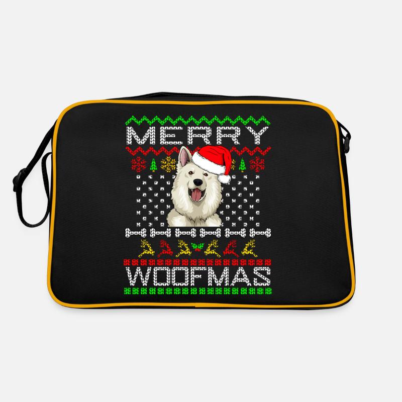 Cadeau de Noël de berger suisse Sac Retro