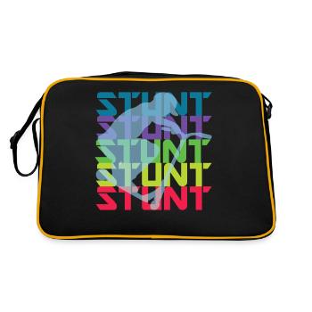 Scooter Roller Skater Tricks Cadeau Kick Scooter - Sac Retro - noir/or - Dos