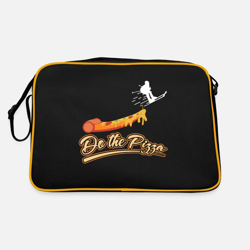 Ski Skianfänger - Do the Pizza - Geschenk Retro Tasche