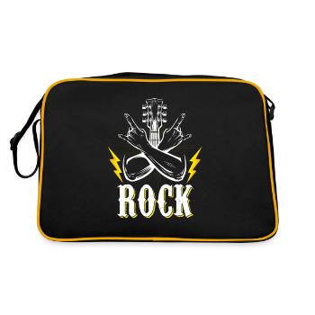 Rock'n'Roll - Retro Bag - black/gold - Back