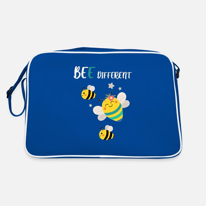 Bee different Biene Bienchen Hummel Veränderung Retro Tasche