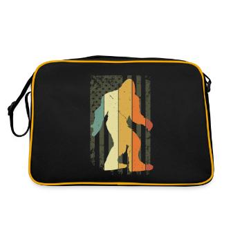 Équipe de recherche Sasquatch Bigfoot Sasquatch - Sac Retro - noir/or - Dos