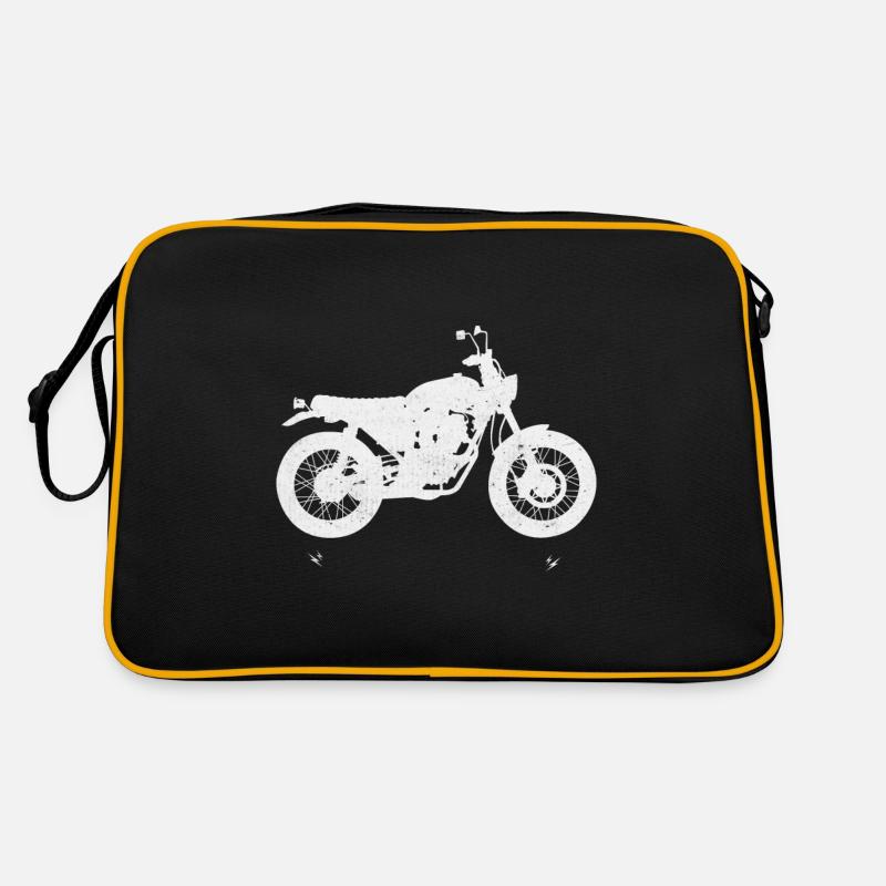 Keep calm ride on - Retro Bag - black/gold