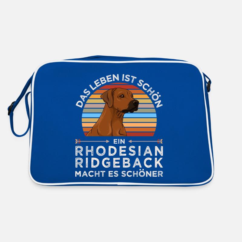 Rhodesian Ridgeback Hund Retro Tasche