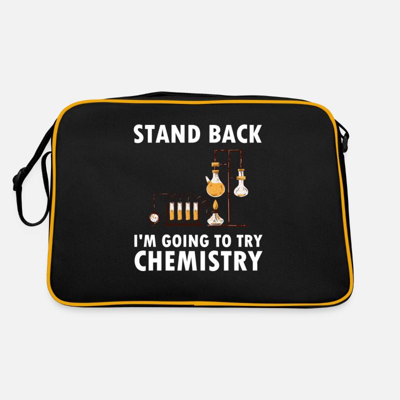 Chemiker Geschenk Chemie Lehrer Science Nerd Labor Retro Tasche