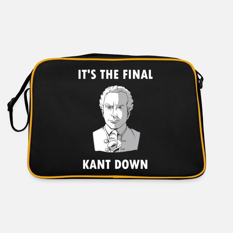 Philosophy Immanuel Kant Down Philosopher Witzig Retro Bag