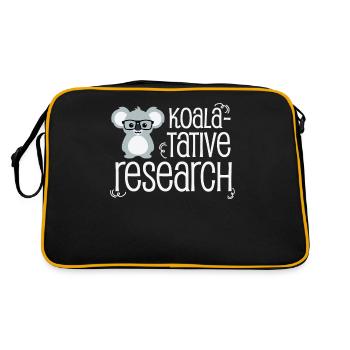 Koala Quality Research Researcher - Retro Bag - black/gold - Back