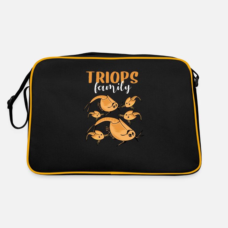 Triops family design for pet Triops fans Retro Bag