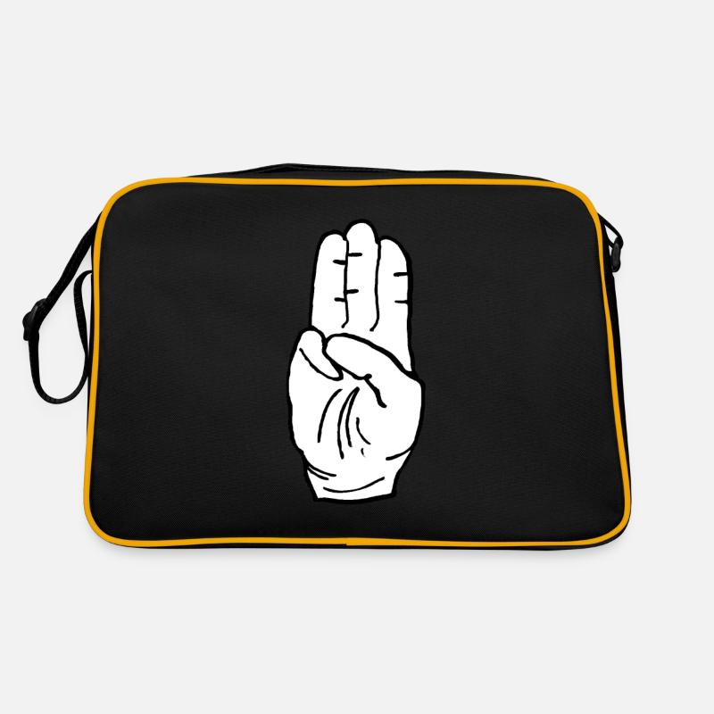 Cadeaux de camping de campeur de scouts de voeux de garçon Sac Retro
