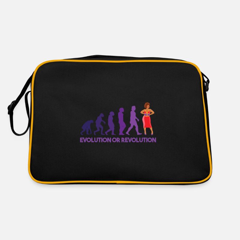 Evolution ou révolution de la drag queen - Sac Retro - noir/or