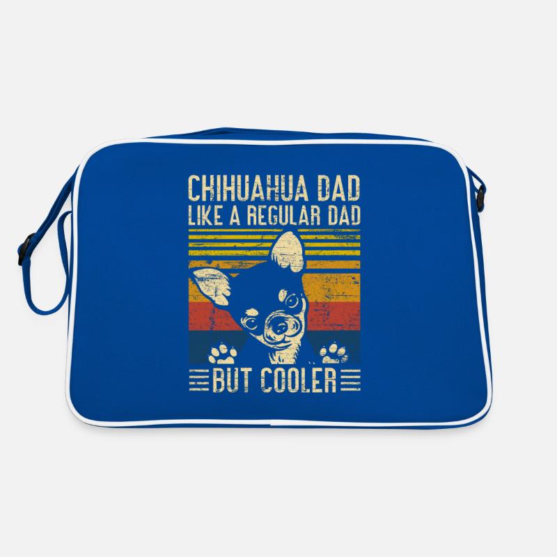 Chihuahua Dad Retro Tasche