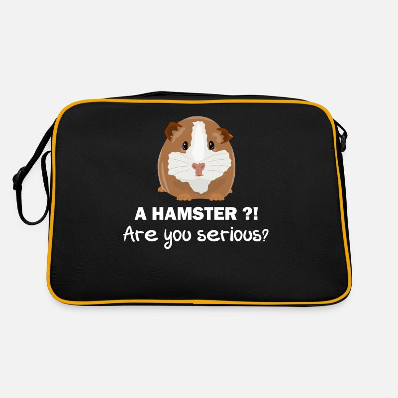 Pas de hamster - cadeau de cochon d'Inde Sac Retro