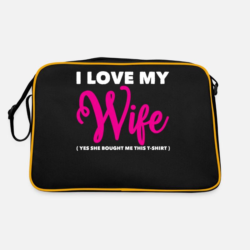 Ehemann Liebesfrau Retro Tasche