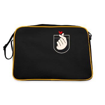 K-Pop Kdrama - Sac Retro - noir/or - Dos