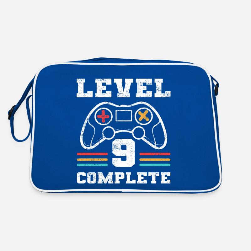 Geburtstag Level 9 Complete Gaming Controller Retro Tasche