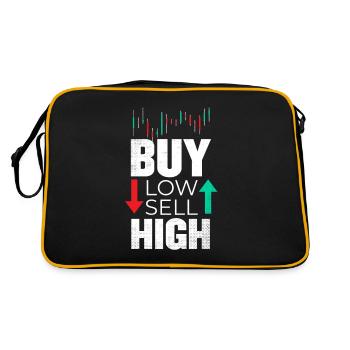 Day trading - trading - Sac Retro - noir/or - Dos